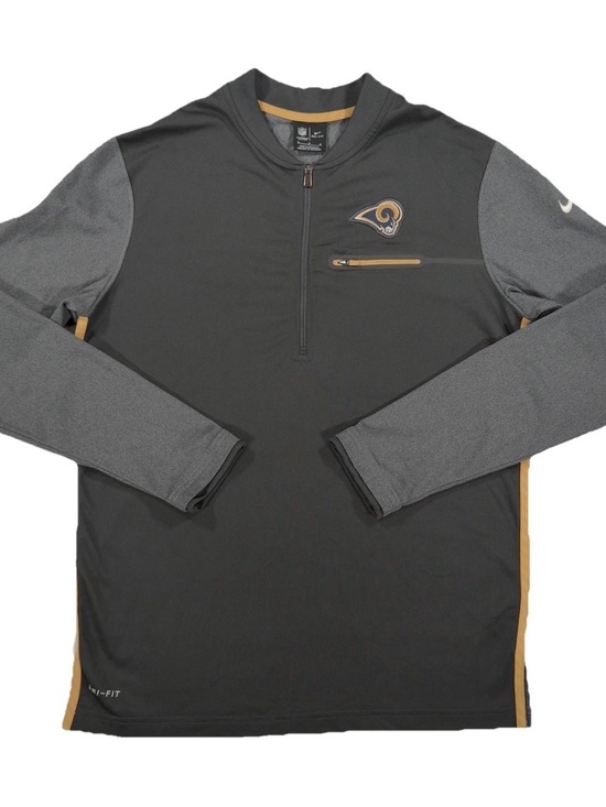 Nike Other - Nike NFL Los Angeles Rams Men's Medium ½ Zip Dri-FIT Sideline Pullover Jacket